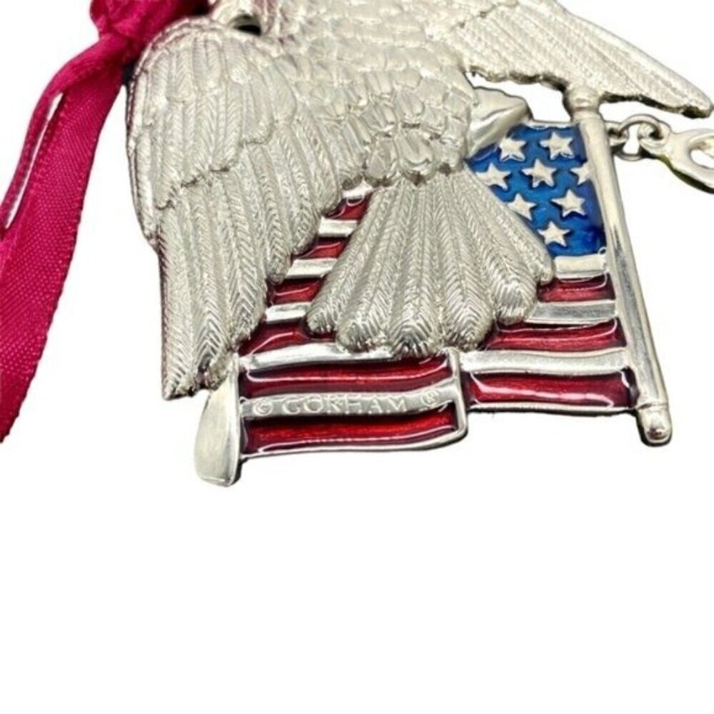 Gorham American Eagle Enamel Ornament - Picture 7 of 7